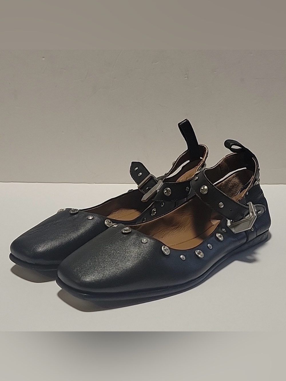 Free People Mystic Diamante Studded Flats